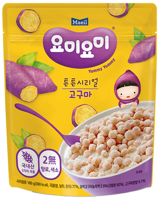 요미요미 튼튼시리얼, 100g, 1개, 고구마