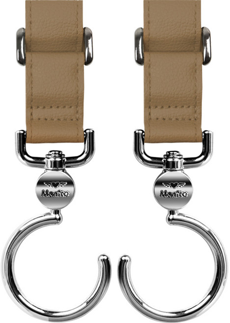 마니또 스타일러 스핀 유모차 걸이, 블랙펄 브라운, 2개