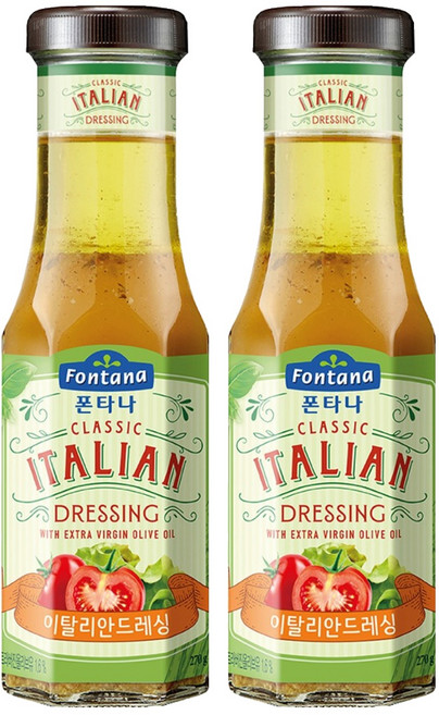 폰타나 이탈리안 드레싱, 270g, 2개