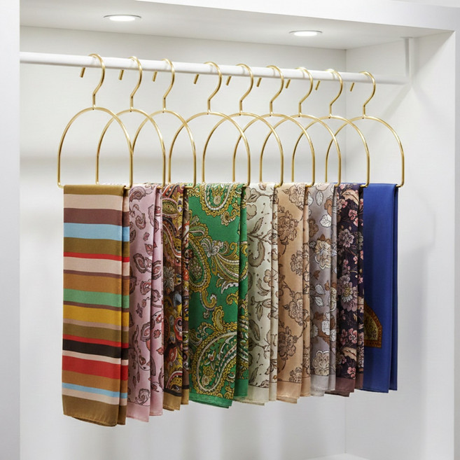 마샤투 메탈 스카프 걸이, 골드, 10개