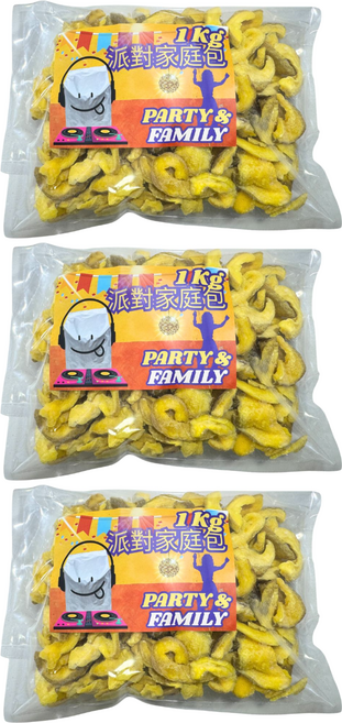 春哥好物 珍珠芭樂乾G, 1kg, 3包