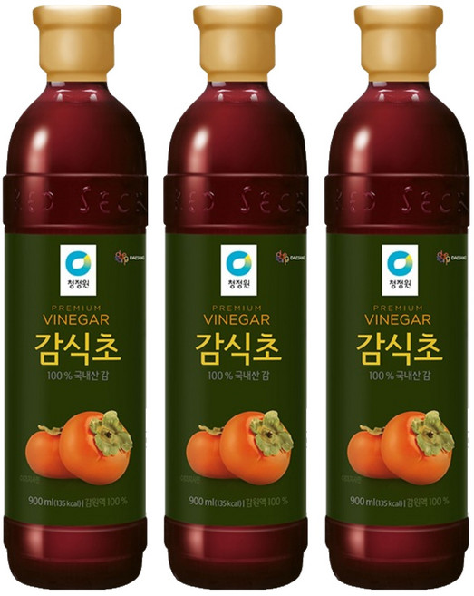 청정원 감식초, 900ml, 3개