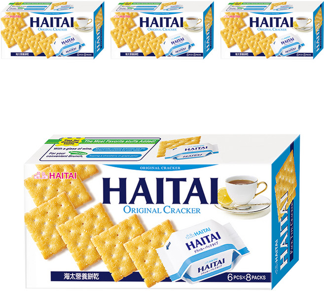 HAITAI 海太 營養餅乾, 197g, 4盒