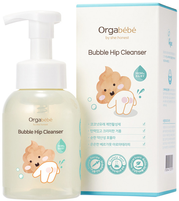 오가베베 버블 아기 엉덩이 이너클렌저 Y존 여성, 300ml, 1개