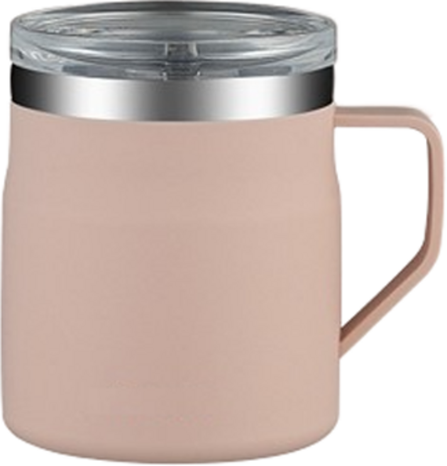 젤루뚝 워터하마 스테인리스 데스크 머그컵 텀블러 450ml, 젠틀핑크, 1개