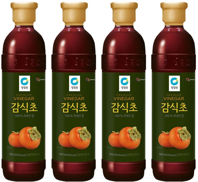 청정원 감식초, 900ml, 4개
