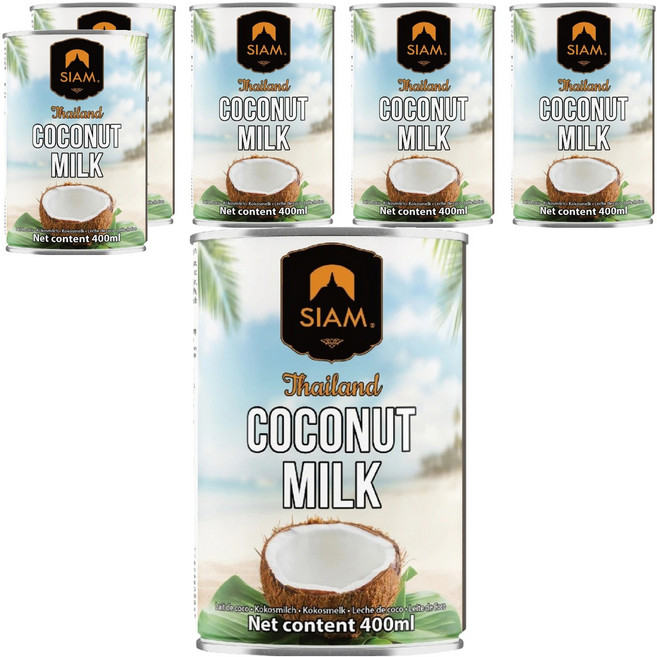 SIAM 椰奶, 400ml, 6罐