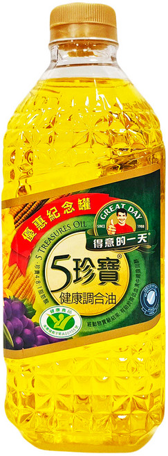 得意的一天 五珍寶健康調合油, 1.58L, 1瓶