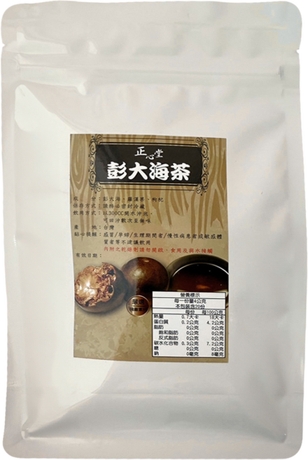 正心堂 彭大海茶包, 4g, 20入, 1袋