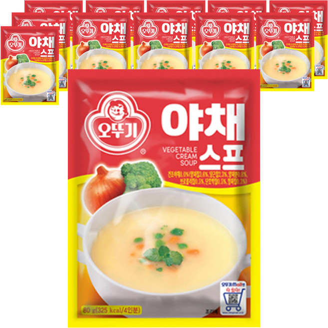 오뚜기 야채스프, 80g, 12개
