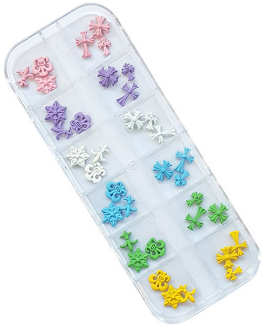 마카롱 엔틱파츠 세트 KN-P1051, 혼합색상, 1개