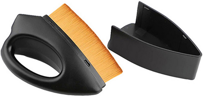 소프트 미니 브러시 세모, 블랙, 1개