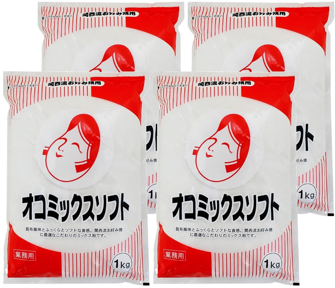 오타후쿠 오코믹스 소프트 파우더, 1kg, 4개