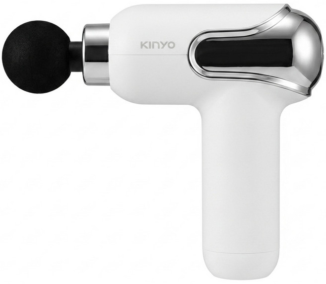 Kinyo 螢幕顯示9段舒緩筋膜槍 FG-65, 白色