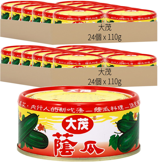 大茂 蔭瓜, 110g, 48罐