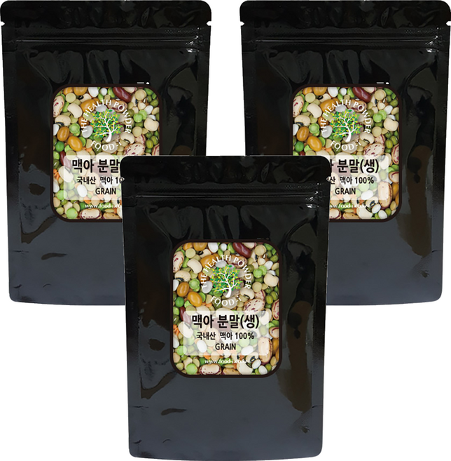 스쿨아이 맥아 분말 생 국내산, 200g, 3개