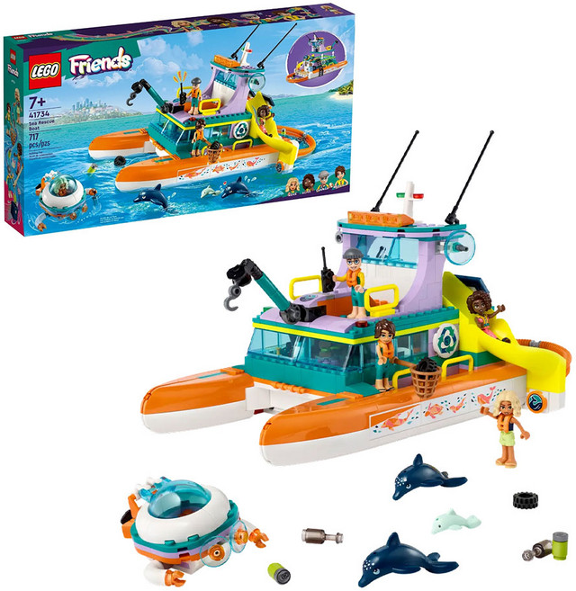 LEGO 樂高 41734 好朋友系列 海上救援船 Sea Rescue Boat, 1盒