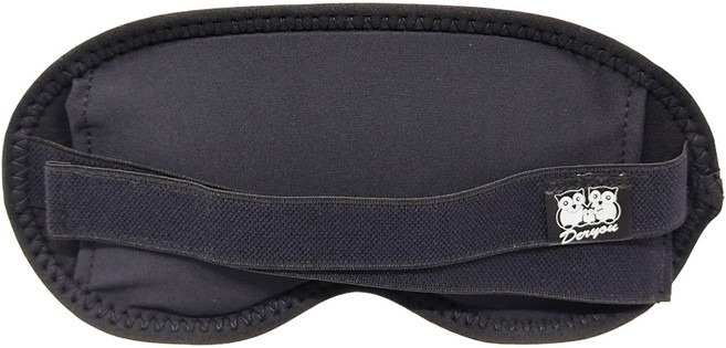 DERYOU 德行天下 石墨烯雙層無線能量眼罩 100%石墨烯 Takesoft德舒孚專利綠金乳膠 遮光好眠 舒適透氣, 1個, 1個