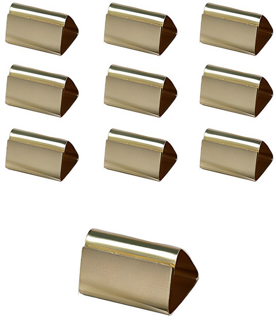 원더스토어 황동 삼각 가격표 메모꽂이 소, 1단, 10개