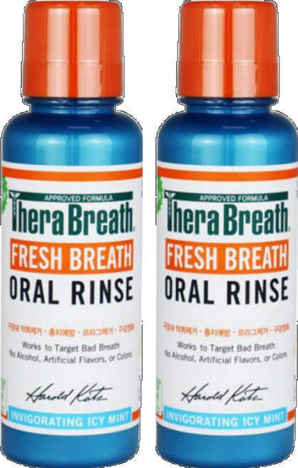 테라브레스 프레시브레스 가글 미니사이즈 아이시민트 향, 150ml, 2개