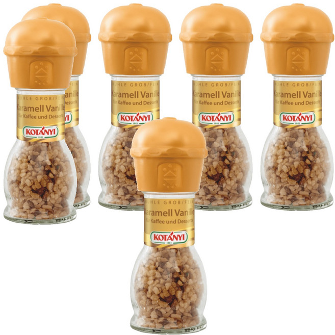 코타니 카라멜 바닐라향 그라인더, 53g, 6개
