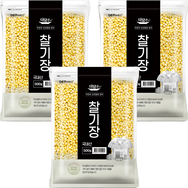 더담은 국산 찰기장, 500g, 3개