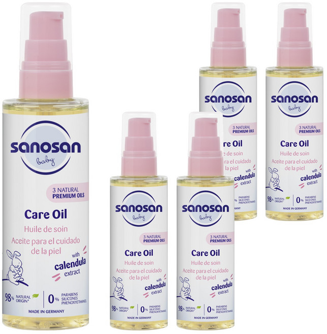 sanosan re:mind極潤潤膚按摩油, 100ml, 5瓶