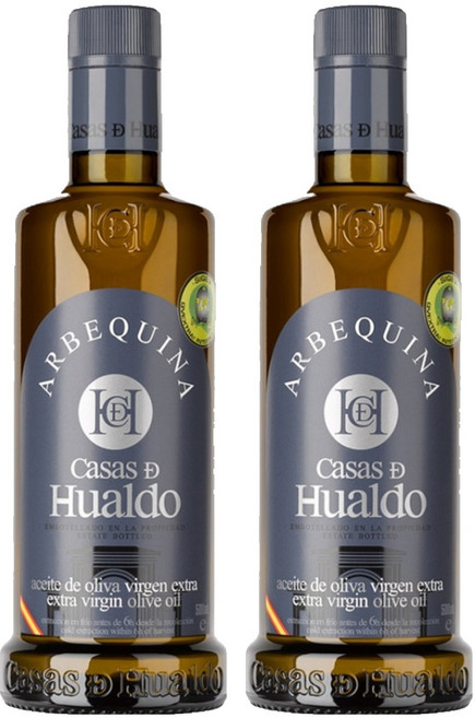 까사스디후알도 아르베퀴나 엑스트라 버진 올리브오일, 500ml, 2개