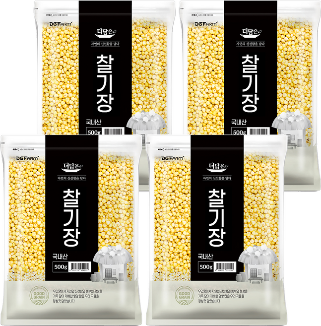 더담은 국산 찰기장, 500g, 4개