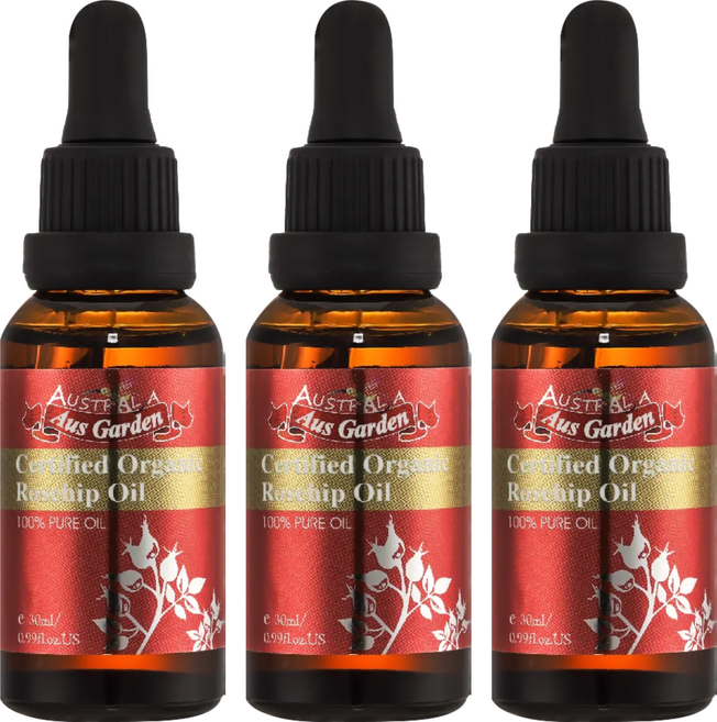 Aus Garden 澳維花園精油 A2013 玫瑰果油, 30ml, 3瓶