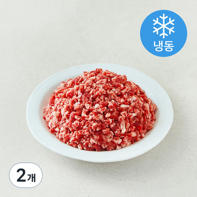 푸드장 호주산 소고기 다짐육 5개입 (냉동), 2개, 1kg