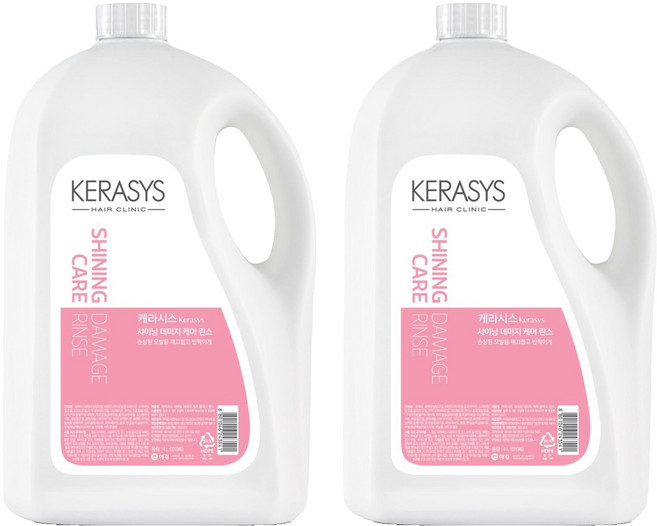케라시스 샤이닝케어 데미지 린스, 4L, 2개