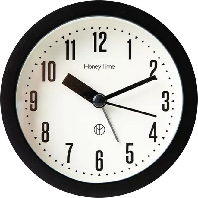 Honey Time 翰林時光 歐美大數字桌鐘, 黑色