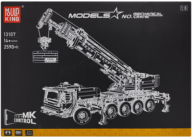 MOULD KING 宇星模王 積木 遙控機械吊車 2590+件, 多色, 1個