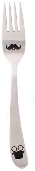 라온누리 마이키친 식기 콧수염아찌 아동포크, 1개