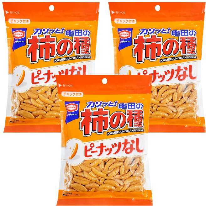 龜田製菓 柿之種 柿種米果, 100g, 3個