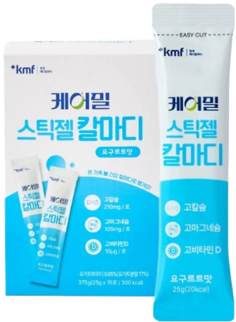 한국메디칼푸드 케어밀 스틱젤 칼마디 요구르트맛, 1개, 25g