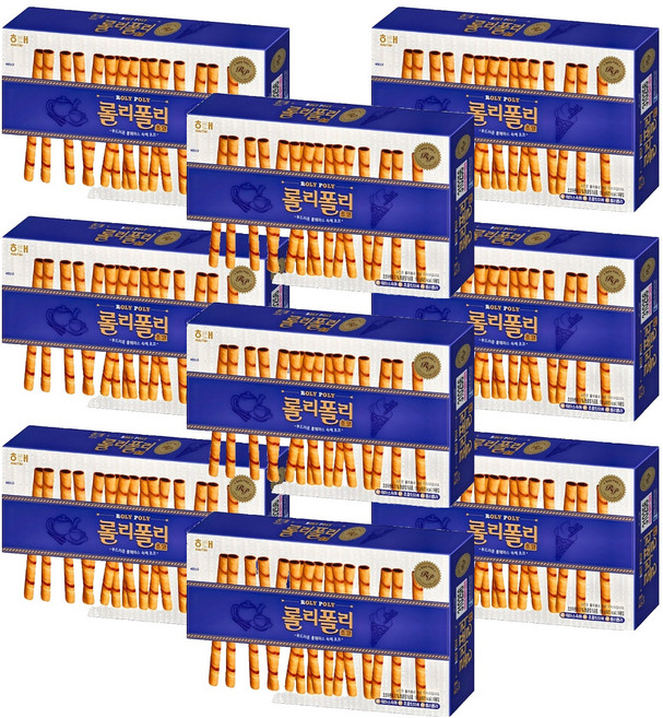 해태제과 롤리폴리 초코, 196g, 9개