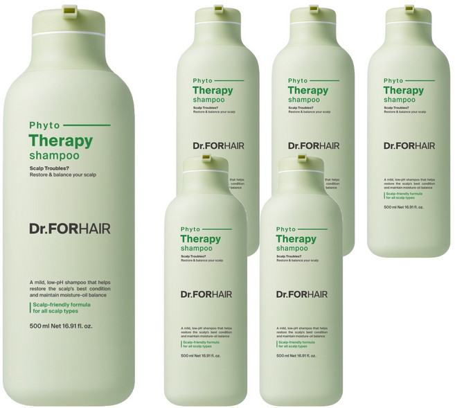 닥터포헤어 피토테라피 약산성 샴푸, 500ml, 6개