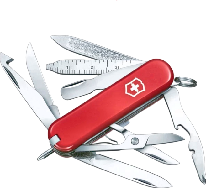 VICTORINOX 瑞士維氏 Mini Champ Red 冠軍小刀16用, 1支