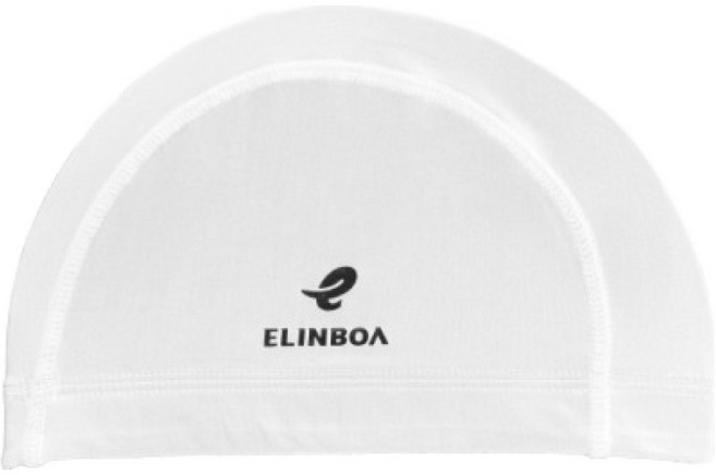 엘인보아 아동 주니어 수영모 EOE305, 화이트, 1개