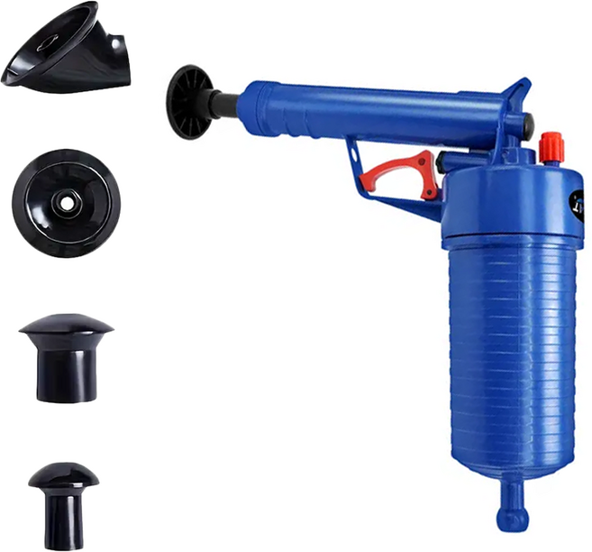 氣壓式管道疏通器 附堵頭 x 4個