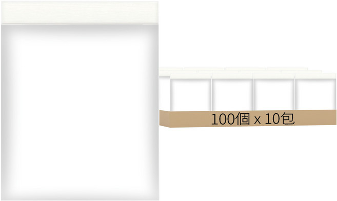 夾鏈袋 B010, 3 x 5cm, 100個, 10包