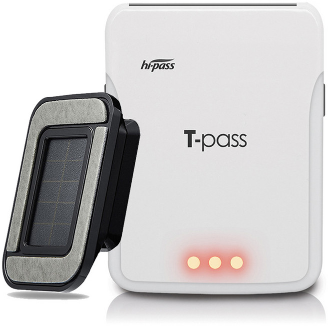 하이패스 티패스 무선 단말기 세트 TL-750, 화이트(단말기), 단말기 + 단말기 거치대 + 태양광 충전거치대 + USB 케이블
