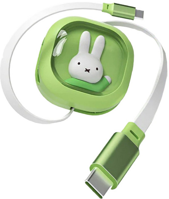 Mipow Miffy Type C-Type C 傳輸線, 1.2m, 綠色, 1條