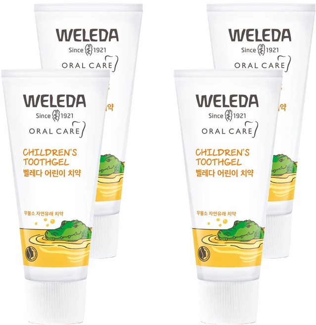 벨레다 어린이 치약, 50ml, 4개 - 쿠팡