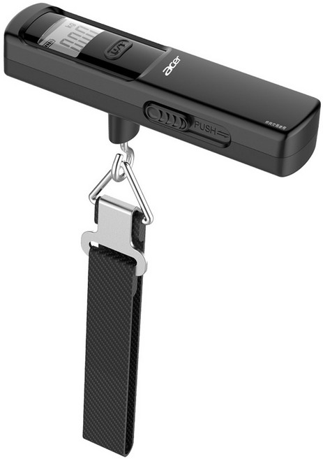 acer 宏碁 免電池數位行李秤 OLS310 手推滑動充電 最大秤重50KG, 1個