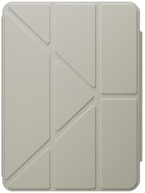 SwitchEasy 魚骨牌 FACET 全方位支架透明背蓋保護套 防刮抗指紋 支援 Apple Pencil 2 磁吸充電, 星光灰, 1個