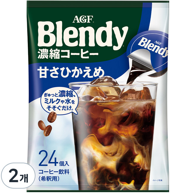 블랜디 포션커피 라이트슈거 캡슐커피, 18g, 24개입, 2개