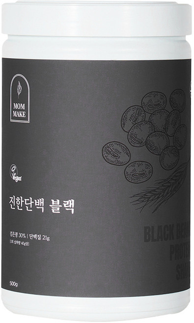 맘메이크 진한단백 블랙, 500g, 1개